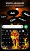 Fire Wallpaper and Keyboard screenshot 1