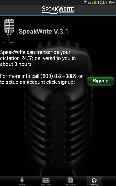 SpeakWrite - Preview 1