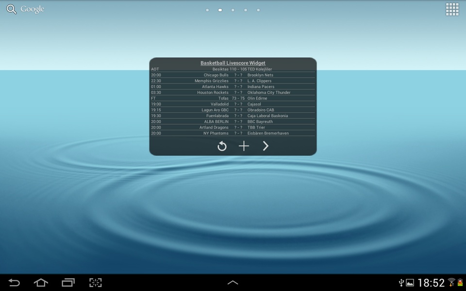Basketball Livescore Widget - Preview 11