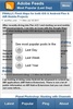 Adobe Feeds Mobile screenshot 1