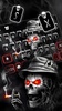 Evil Cool Skull Keyboard Theme screenshot 3