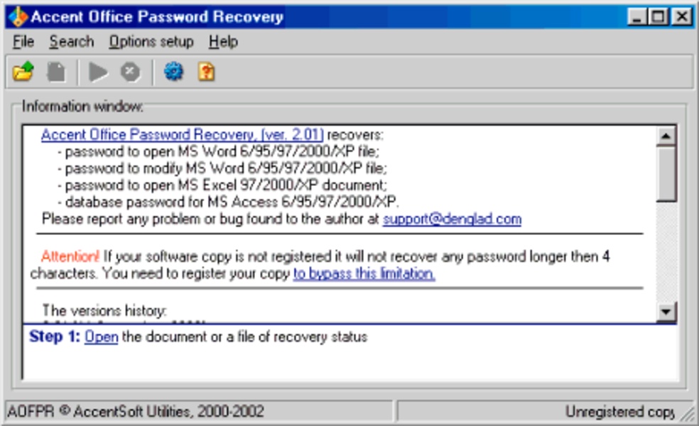 Accent Office Password Recovery for Windows - Download it from Uptodown for  free