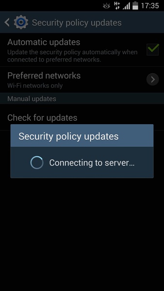 Samsung Security Policy Update - Preview 3