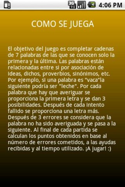 Palabras Encadenadas - Preview 1