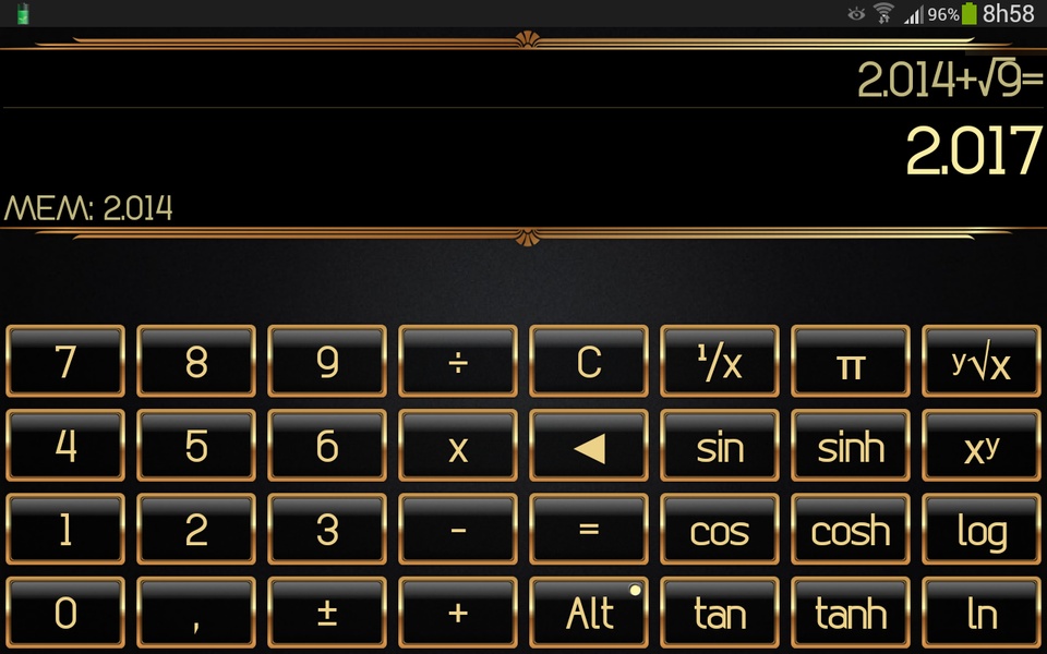 Skinnable Calculator - Preview 1