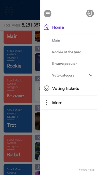 The 30th SMA Official Voting App - Preview 5