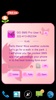 GO SMS Pink Butterflies Theme screenshot 2