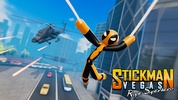Flying Stickman Rope Hero Vice screenshot 1