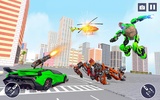Turtle Super Robot Car Transform Shooting Game screenshot 1