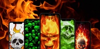 Flame Skull Wallpapers HD screenshot 6