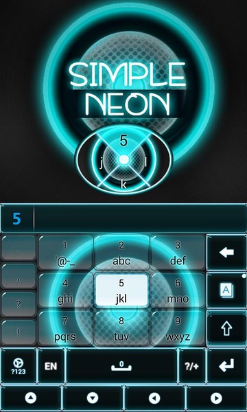 Simple Neon Keyboard - Preview 2