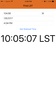 Sidereal Time App screenshot 1