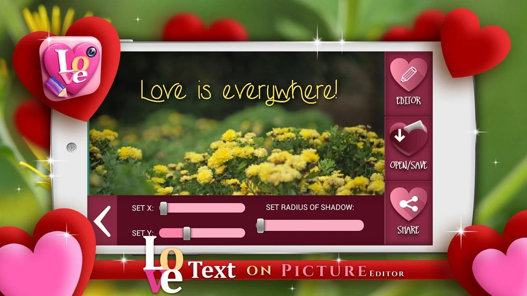 Love Text on Pictures Editor - Preview 2