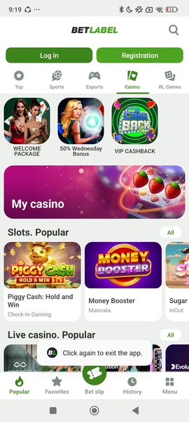 Betlabel app