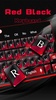 Red Black Keyboard screenshot 2