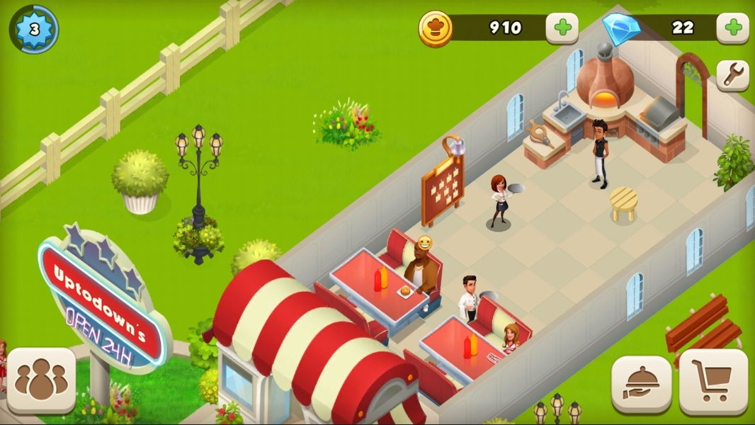 01- Tasty Town - Novo jogo de fazenda e restaurante 😍 