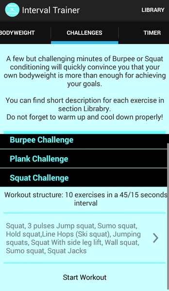 Interval Trainer - Preview 2