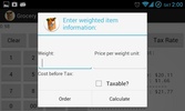 Grocery Store Calculator screenshot 2