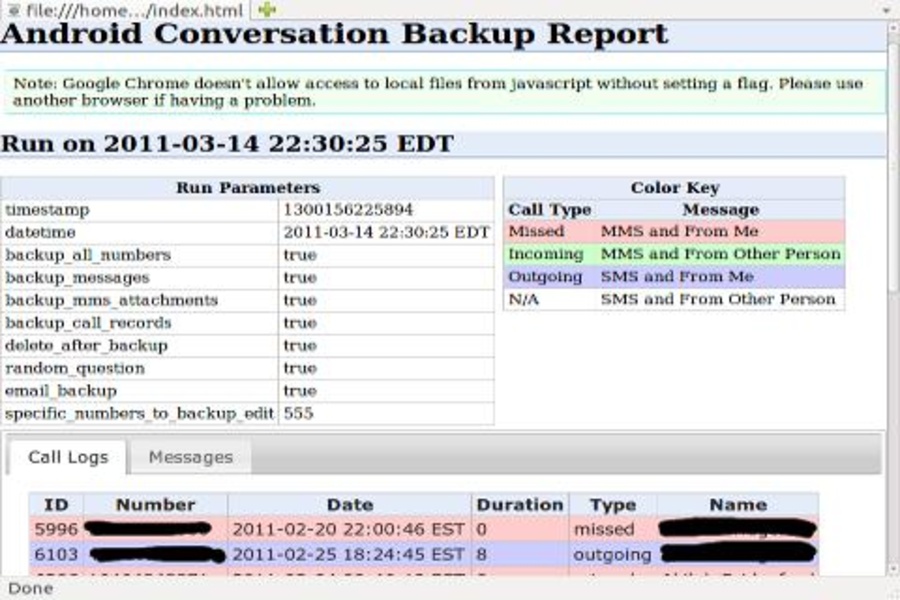 Conversation Backup - Preview 1