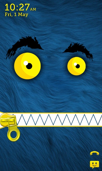 Monster Zipper Lock Screen - Preview 5
