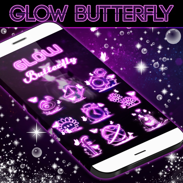 Glow Butterfly Go Launcher - Preview 3