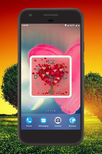 Love Tree Clock Live Wallpaper - Preview 2