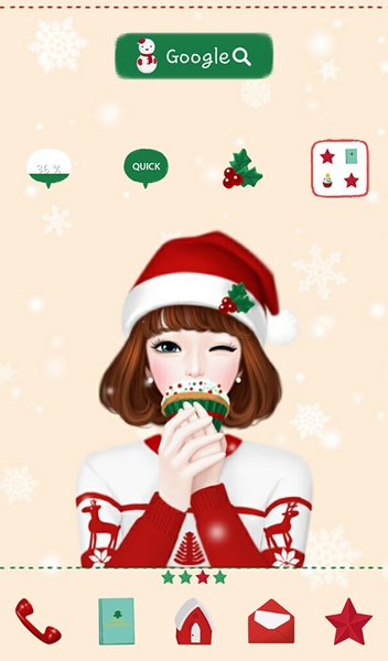 lovely girl sweet christmas - Preview 4