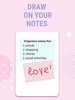 Niki: Cute Notes App screenshot 1