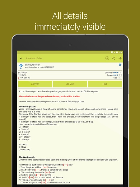 Geocaching Widget - Preview 5