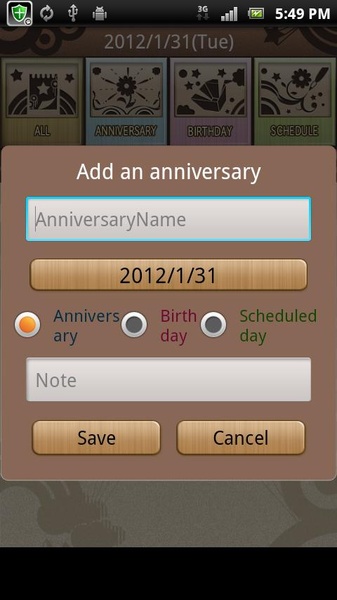 Anniversary of the day - Preview 2