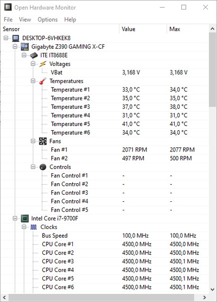 Скачать Open Hardware Monitor 0.9.6 Для Windows | Uptodown.Com
