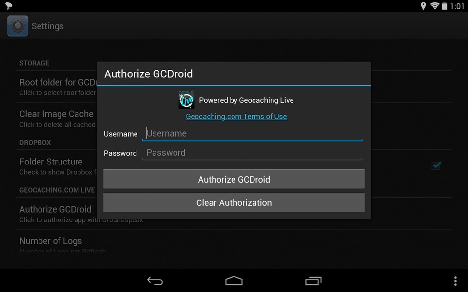 GCDroid - Preview 1