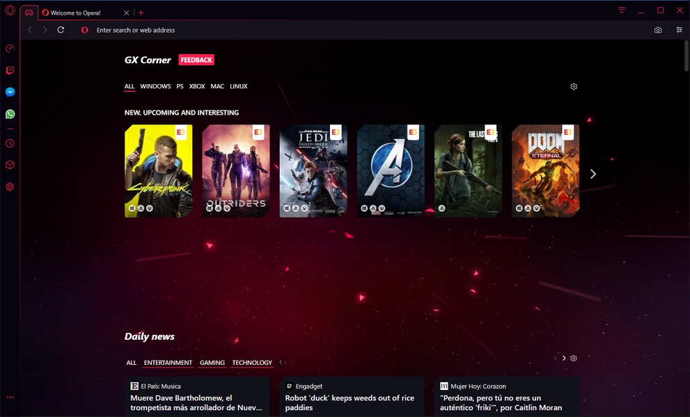 Opera GX Gaming Browser 67 Offline Installer Free Download