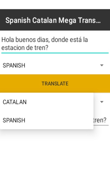 Spanish Catalan Mega Translator - Preview 1
