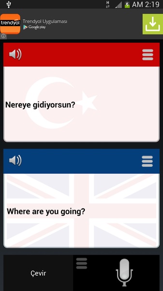 Turkish English Translator - Preview 7