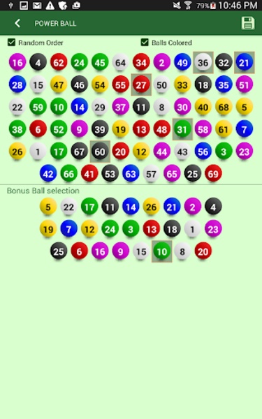 Lotto Generator - Preview 2