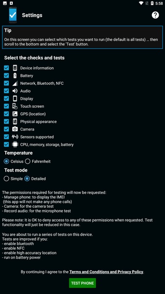 Phone Check and Test - Preview 1