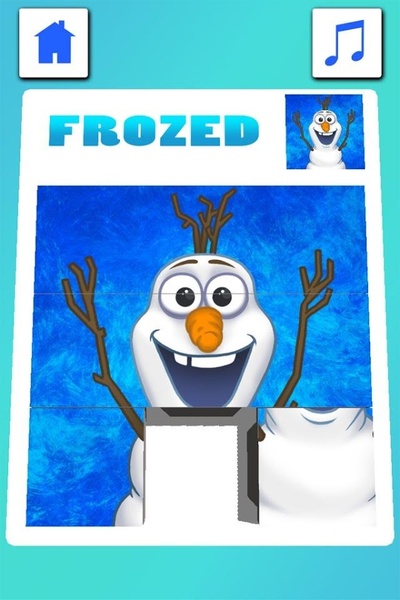 Slide Puzzle Frozen - Preview 2