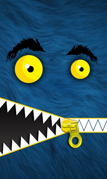 Monster Zipper Lock Screen - Preview 3