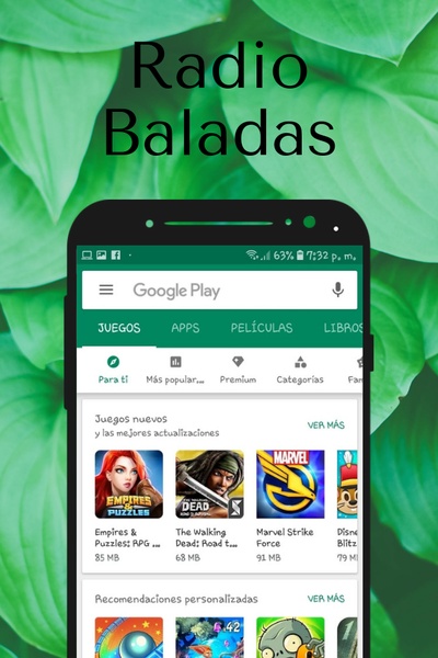 Radio fm Baladas musica OnLine - Preview 3