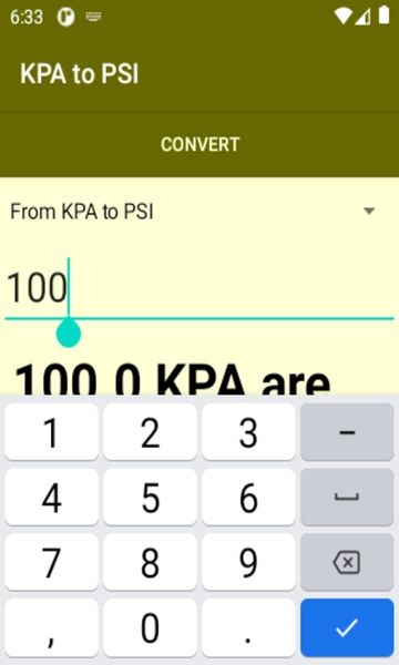 KPA to PSI converter - Preview 1