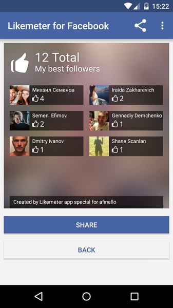 Likemeter for Facebook - Preview 1