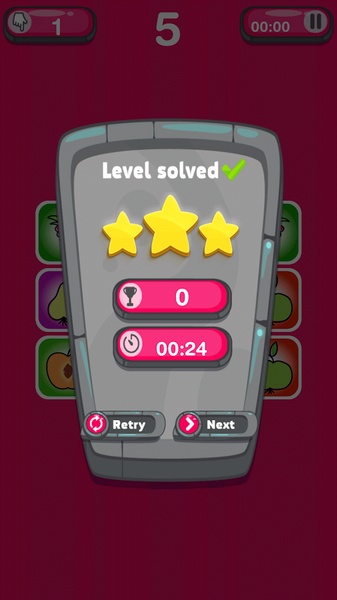 Fruits Matching Game for Kids - Preview 1