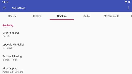 إعدادات التحكم في محاكي Aether SX2