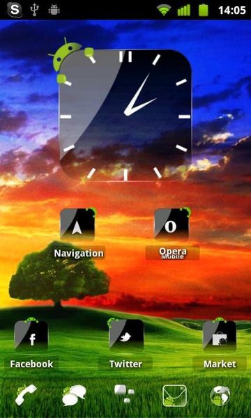 Crystal black clock - Preview 3