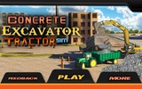 Concrete Excavator Tractor Sim screenshot 10