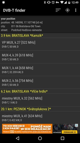 DVB-T finder - Preview 14