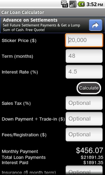 Car Loan Calculator - Preview 4