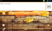 GO Keyboard Orange Autumn Theme screenshot 4