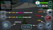 Furious Wild Tiger Robot Tank Robot Transform Game screenshot 6